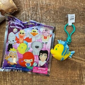 Disney Little Mermaid bag clip “Flounder” brand new